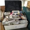 Image 1 : BOX OF HOCKEY BOOKS, WIFI SMART LIGHT SWITCH, ETC.