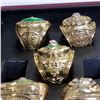 Image 9 : GREENBAY PACKERS SUPERBOWL 5 RING SET IN CASE, UNOFFICIAL