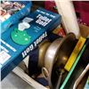 Image 2 : GLASS JAR OF SOAP, MAKEUP MIRROR, BEAUTY PRODUCT, TOILET GOLF, AND CRYSTAL GLASSES