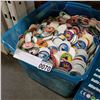 Image 1 : POGS IN BLUE TOTE VARIOUS THEMES