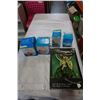 Image 1 : LOT OF ROCK SALTS TEA LIGHTS HOLDERS AND TILE ART PLAQUE