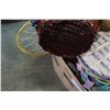 Image 3 : BOX OF WICKER AND RATTAN BASKETS
