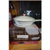 Image 1 : NEW ENAMEL CAST IRON BAKING DISH, GRILL PAN AND FRY PAN