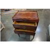 Image 2 : 2 DRAWER VINTAGE NIGHTSTAND