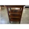 Image 2 : 4 TIER WALNUT SIDE TABLE