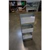 Image 1 : 3 TIER METAL ROLLING CART