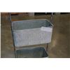 Image 2 : 3 TIER METAL ROLLING CART