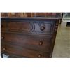 Image 2 : VINTAGE WALNUT 3 DRAWER DRESSER