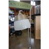 Image 2 : MODERN BRUSHED NICKEL FLOOR LAMP W/ READING LAMP