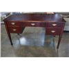 Image 1 : MAHOGANY 3 DRAWER DESK