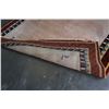 Image 3 : VINTAGE 7 X 10 FOOT HAND KNOTTED AND DYED PERUVIAN AREA CARPET