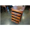 Image 2 : 4 DRAWER BOMBAY STYLE END TABLE