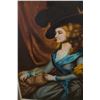 Image 2 : GUILT FRAMED OIL PAINTING OF LADY IN HAT