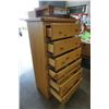 Image 2 : 6 DRAWER PINE HIGHBOY DRESSER