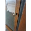 Image 2 : ANTIQUE 1 DOOR GLASS DISPLAY CABINET