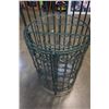 Image 2 : 6FT WROUGHT IRON AND GLASS WINE RACK