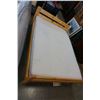 Image 1 : PINE DOUBLE SIZE BEDFRAME WITH IKEA MATTRESS