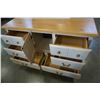 Image 2 : PINE 6 DRAWER DRESSER BY KATHY IRELAND W/ MIRROR
