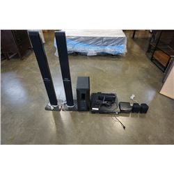 PANASONIC 5 DISC DVD HOME THEATER SOUND SYSTEM W/ SPEAKERS AND SUB