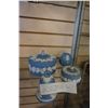 Image 1 : 2 LIDDED WEDGEWOOD DRESSER DISHES, BELL, AND SCENT BALL MADE IN ENGLAND