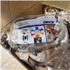 Image 2 : 2 BOXES OF NEW GLASS ONYX HEAT RESISTANT, MICROWAVE SAFE RECTANGLE BOWLS