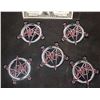 Image 1 : SLAYER LOT OF 5 VINTAGE EMBROIDERED CLOTH PATCHES