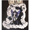 Image 1 : ZZ-CLEARANCE DARK FAIRY LOT OF 57 LARGE VINTAGE STICKERS
