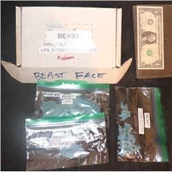 X-MEN BEAST LIPS TEAR DUCTS & EYE BAGS LOT WITH PRODUCTION BOX