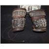 Image 1 : DEMOLITION MAN WESLEY SNIPES SCREEN USED HERO LEATHER GAUNTLETS