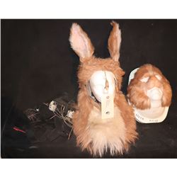 THE SANTA CLAUSE 3 HERO ANIMATRONIC EASTER BUNNY MASK WITH TEETH & COMPLETE MECHANISM