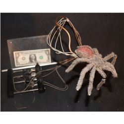 ANIMATRONIC TARANTULA SPIDER PUPPET INTACT WITH TRIGGERS