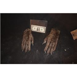 WEREWOLF CREATURE ALIEN DEMON ARMS WITH HANDS WEARABLE MATCHED PAIR
