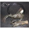 Image 1 : CREATURE ALIEN DEMON ANIMATRONIC CLAW HANDS ONE WITH CABLES ATTACHED