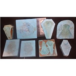 NIGHT AT THE MUSEUM COLLECTION OF 9 EGYPTIAN MOLDS
