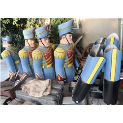 THE SANTA CLAUSE NUTCRACKER SOLDIER SUITS LOT OF 4