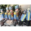 Image 1 : THE SANTA CLAUSE NUTCRACKER SOLDIER SUITS LOT OF 4