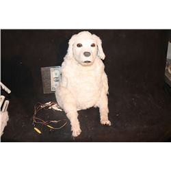 DOG ANIMATRONIC PUPPET WITH MECHANISM ALL INTACT