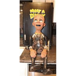 WHAT A DUMMY COMPLETE ANIMATRONIC HERO PUPPET WITH ROAD CASE