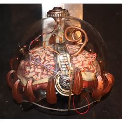 STEAMPUNK GORILLA BRAIN WEARABLE LIGHT UP SKULL CAP VERY COOL!
