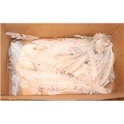 MICHAEL BOX OF SCREEN USED FEATHERS FROM WINGS JOHN TRAVOLTA
