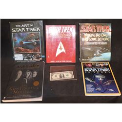 STAR TREK COLLECTION OF 5 OUT OF PRINT BOOKS
