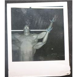 MORTAL KOMBAT PRODUCTION POLAROID OF FINAL GORO SCULPT