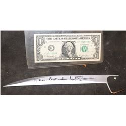 X-MEN WOLVERINE SCREEN MATCHED HERO F*CK YOU SINGLE CLAW HAND SIGNED BY HUGH JACKMAN