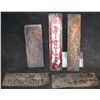 Image 1 : SIGNS WEATHERED METAL FROM UNKNOWN PRODUCTION