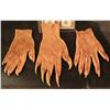 Image 1 : X-MEN SABRETOOTH SCREEN USED STUNT STAGE 2 & 3 SILICONE GLOVES WITH CLAWS! LOT OF 3