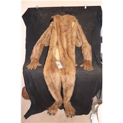 LION OR BEAR FUR SUIT WITH PAWS