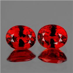 Natural Burma Ruby Pair 5x4 MM - VVS