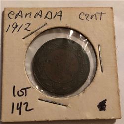 1912 Canada Large 1 Cent Nice Early Coin