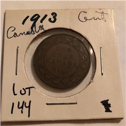 1913 Canada Large 1 Cent Nice Early Coin