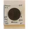Image 1 : 1913 France Large 10 Cents Extra Fine Grade Coin KM 843